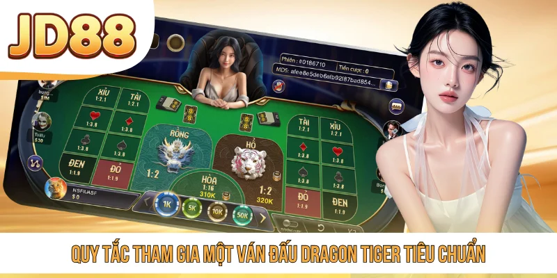 Quy tắc tham gia một ván đấu Dragon Tiger tiêu chuẩn