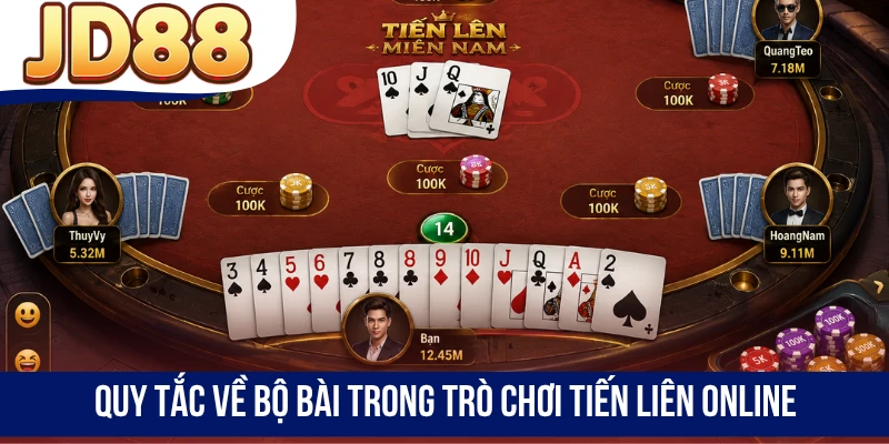 Quy tắc về bộ bài trong trò chơi Tiến Lên Online
